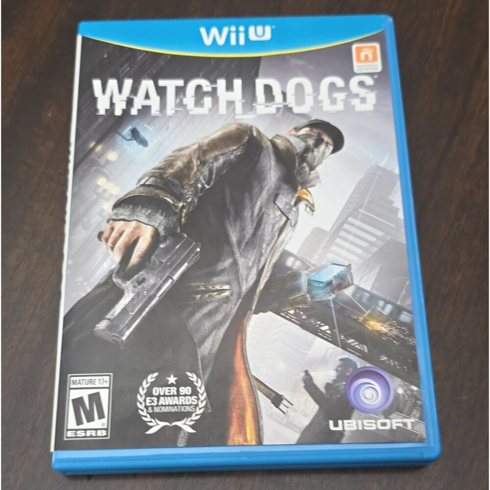 Ubisoft Watch Dogs Nintendo Wii U 2014 NTSC-U/C M-Mature Manual Included